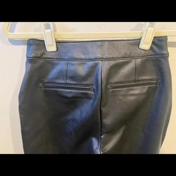 NWT SPANX Leather-Like Flare Pant- size small - Picture 7 of 9